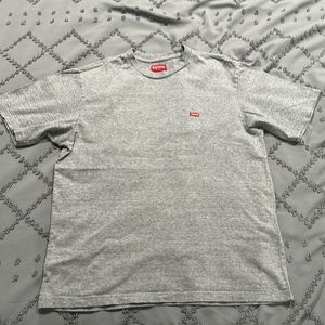 Used Supreme Heather Grey Box Logo